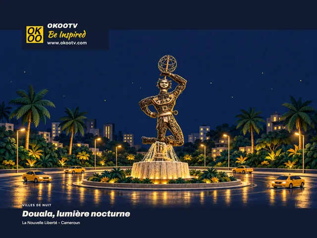 Villes de nuit — Douala, lumière nocturne